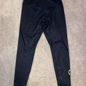 Glider CycleBar branded black leggings size L